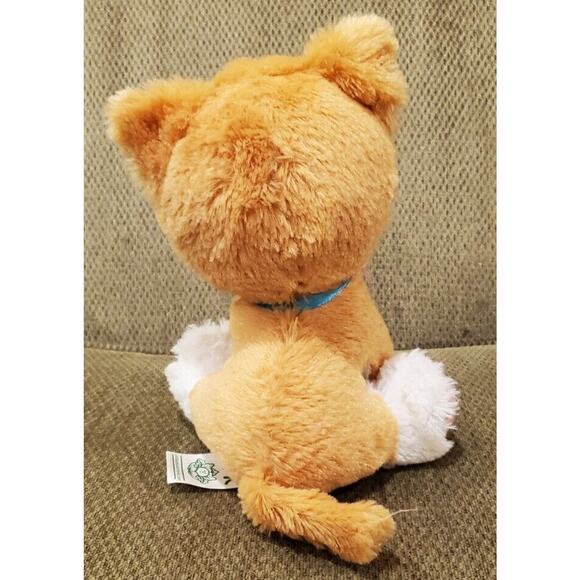 2015 Orange White Cabbage Patch Kids Adoptimals Cat Green Eyes No Paper Tag - Picture 3 of 12